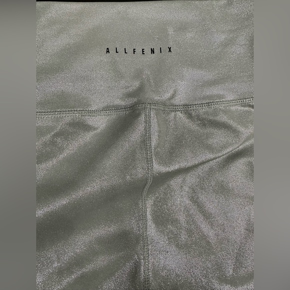All Fenix Silver Metallic Leggings Small - Picture 2 of 7